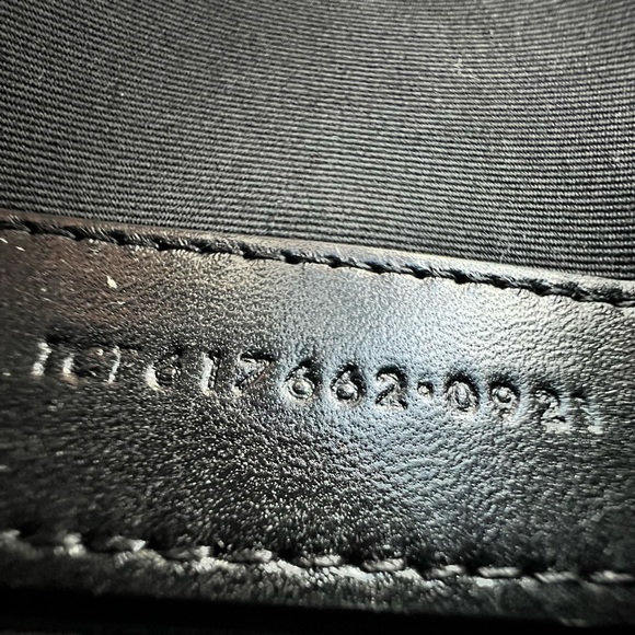 ⛔️SOLD⛔️ SAINT LAURENT MATELASSÉ FLAP POUCH IN QUILTED GRAIN EMBOSSED LEATHER - Picture 11 of 13